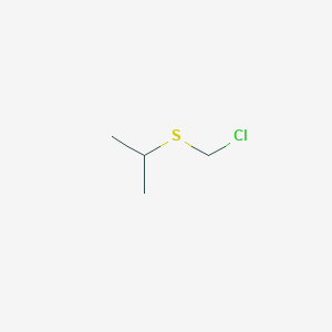 molecular formula C4H9ClS B2464436 2-[(chloromethyl)sulfanyl]propane CAS No. 18267-19-1