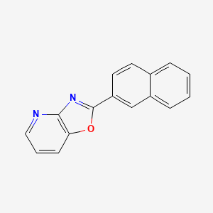 molecular formula C16H10N2O B2464447 2-(2-naphthalenyl)-Oxazolo[4,5-b]pyridine CAS No. 52333-50-3