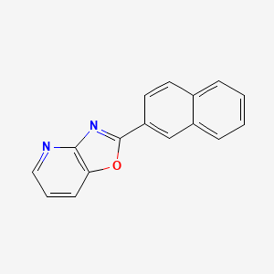 molecular formula C16H10N2O B2464447 2-(2-naphthyl)[1,3]oxazolo[4,5-b]pyridine CAS No. 52333-50-3