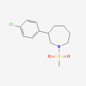 3-(4-Chlorophenyl)-1-(methylsulfonyl)azepane