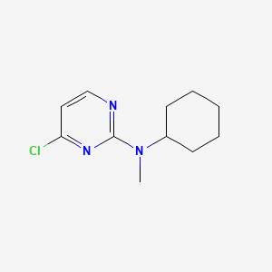 4-chloro-N-cyclohexyl-N-methylpyrimidin-2-amine