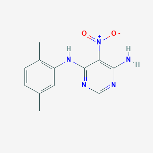 N4-(2,5-dimethylphenyl)-5-nitropyrimidine-4,6-diamine