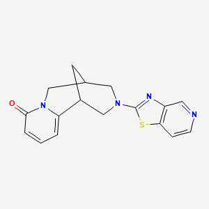 11-([1,3]Thiazolo[4,5-c]pyridin-2-yl)-7,11-diazatricyclo[7.3.1.02,7]trideca-2,4-dien-6-one