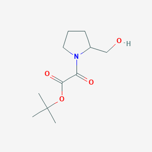 Tert-butyl 2-[2-(hydroxymethyl)pyrrolidin-1-yl]-2-oxoacetate