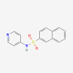 molecular formula C15H12N2O2S B2464516 N-(4-Pyridinyl)-2-naphthalenesulfonamide CAS No. 312915-16-5
