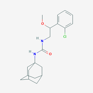 molecular formula C20H27ClN2O2 B2464538 1-((1R,3s)-金刚烷-1-基)-3-(2-(2-氯苯基)-2-甲氧基乙基)脲 CAS No. 1798544-46-3