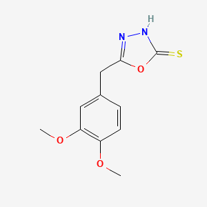 5-(3,4-Dimethoxybenzyl)-1,3,4-oxadiazole-2-thiol