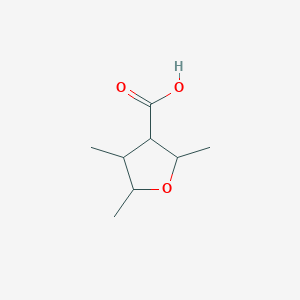 molecular formula C8H14O3 B2464574 2,4,5-三甲基氧杂环-3-羧酸 CAS No. 1935466-26-4