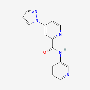 4-(1H-pyrazol-1-yl)-N-(pyridin-3-yl)picolinamide