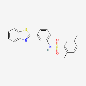 N-(3-(benzo[d]thiazol-2-yl)phenyl)-2,5-dimethylbenzenesulfonamide