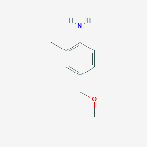 molecular formula C9H13NO B2464599 4-(Methoxymethyl)-2-methylaniline CAS No. 1894738-05-6