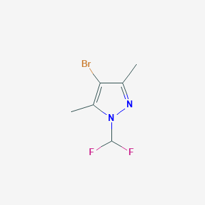 4-bromo-1-(difluoromethyl)-3,5-dimethyl-1H-pyrazole