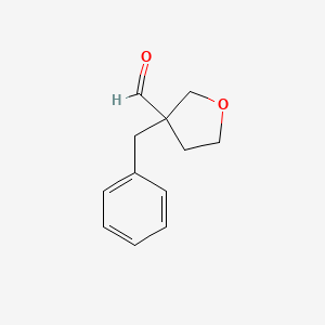 3-Benzyloxolane-3-carbaldehyde