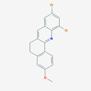 9,11-Dibromo-3-methoxy-5,6-dihydrobenzo[c]acridine