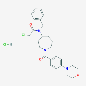 molecular formula C26H33Cl2N3O3 B2464641 BPK-29 hydrochloride CAS No. 2444815-73-8