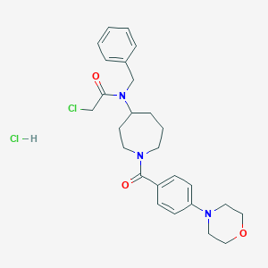 molecular formula C26H33Cl2N3O3 B2464641 BPK-29 hydrochloride 