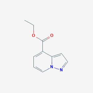 molecular formula C10H10N2O2 B2464666 Ethyl pyrazolo[1,5-a]pyridine-4-carboxylate CAS No. 573763-62-9