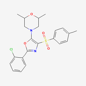 4-(2-(2-Chlorophenyl)-4-tosyloxazol-5-yl)-2,6-dimethylmorpholine