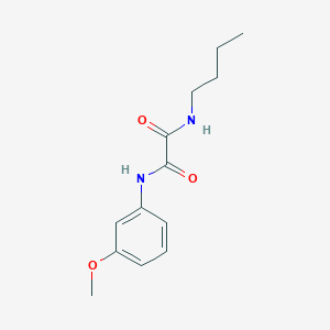 molecular formula C13H18N2O3 B2464733 N-butyl-N'-(3-methoxyphenyl)ethanediamide CAS No. 345248-95-5