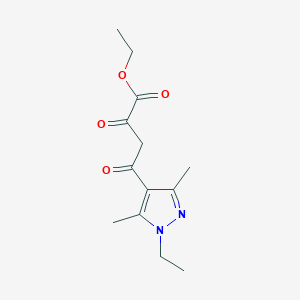 ethyl 4-(1-ethyl-3,5-dimethyl-1H-pyrazol-4-yl)-2,4-dioxobutanoate