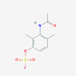 molecular formula C10H12FNO4S B2464771 3-Acetamido-2,4-dimethylphenyl sulfurofluoridate CAS No. 2411288-97-4