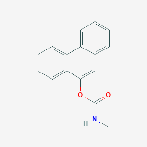 molecular formula C16H13NO2 B024648 9-Phenanthryl N-methylcarbamate CAS No. 109032-48-6