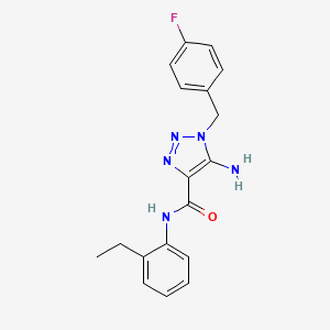 5-amino-N-(2-ethylphenyl)-1-(4-fluorobenzyl)-1H-1,2,3-triazole-4-carboxamide