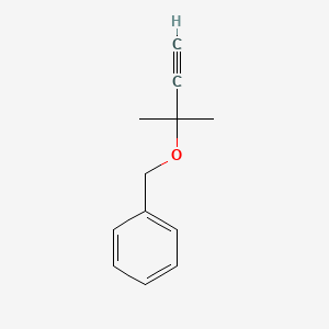 ((2-Methylbut-3-YN-2-yloxy)methyl)benzene