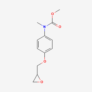 Methyl N-methyl-N-[4-(oxiran-2-ylmethoxy)phenyl]carbamate