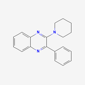 molecular formula C19H19N3 B2464847 2-苯基-3-(哌啶-1-基)喹喔啉 CAS No. 33488-30-1