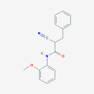 2-cyano-N-(2-methoxyphenyl)-3-phenylpropanamide