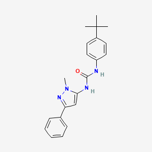 1-(4-Tert-butylphenyl)-3-(2-methyl-5-phenylpyrazol-3-yl)urea