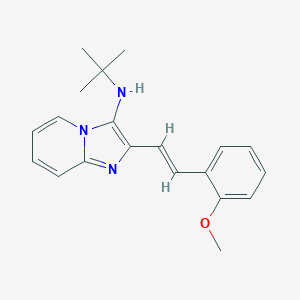 N-(tert-butyl)-N-{2-[2-(2-methoxyphenyl)vinyl]imidazo[1,2-a]pyridin-3-yl}amine