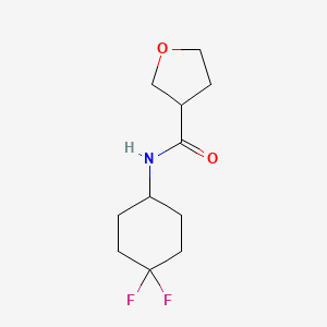 N-(4,4-difluorocyclohexyl)tetrahydrofuran-3-carboxamide