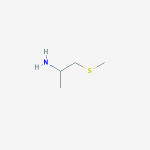 molecular formula C4H11NS B2464894 1-(Methylsulfanyl)propan-2-amine CAS No. 13296-25-8