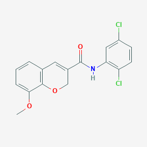 N-(2,5-dichlorophenyl)-8-methoxy-2H-chromene-3-carboxamide