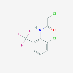2-chloro-N-[2-chloro-6-(trifluoromethyl)phenyl]acetamide