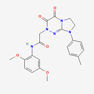 N-(2,5-dimethoxyphenyl)-2-(3,4-dioxo-8-(p-tolyl)-3,4,7,8-tetrahydroimidazo[2,1-c][1,2,4]triazin-2(6H)-yl)acetamide