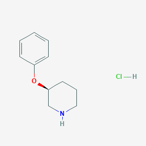 (3S)-3-Phenoxypiperidine;hydrochloride