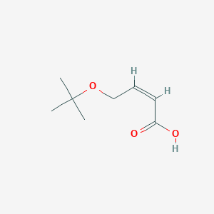 molecular formula C8H14O3 B2464957 (Z)-4-[(2-methylpropan-2-yl)oxy]but-2-enoic acid CAS No. 2142-22-5