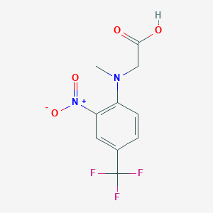 2-[Methyl-2-nitro-4-(trifluoromethyl)anilino]acetic acid