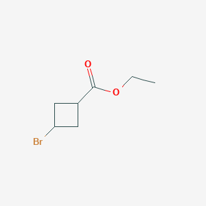 molecular formula C7H11BrO2 B2464974 Ethyl 3-bromocyclobutane-1-carboxylate CAS No. 1934754-13-8