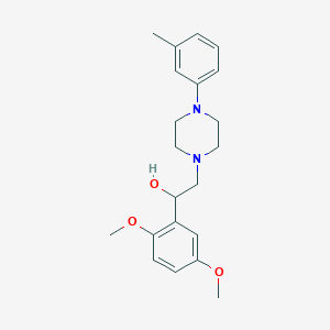 1-(2,5-Dimethoxyphenyl)-2-(4-(m-tolyl)piperazin-1-yl)ethanol