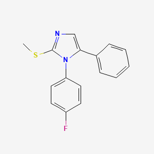 1-(4-fluorophenyl)-2-(methylthio)-5-phenyl-1H-imidazole