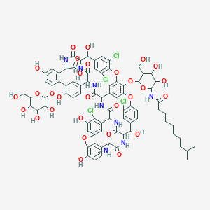 molecular formula C82H86Cl4N8O29 B024650 Kibdelin B CAS No. 103528-49-0