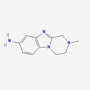 2-Methyl-1,2,3,4-tetrahydropyrazino[1,2-a]benzimidazol-8-amine
