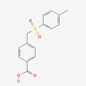 molecular formula C15H14O4S B2465070 4-[(4-Methylbenzenesulfonyl)methyl]benzoic acid CAS No. 110046-36-1