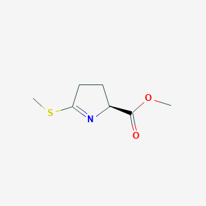 (S)-Methyl 5-(methylthio)-3,4-dihydro-2H-pyrrole-2-carboxylate