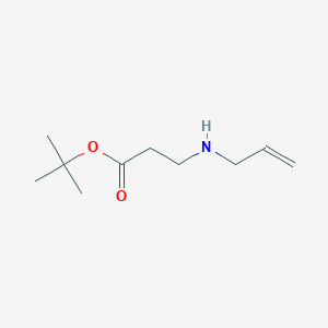 molecular formula C10H19NO2 B2465087 叔丁基3-[(丙-2-烯-1-基)氨基]丙酸酯 CAS No. 1104196-18-0