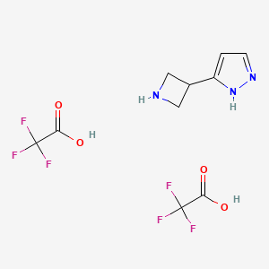 3-(Azetidin-3-yl)-1H-pyrazole bis(2,2,2-trifluoroacetate)